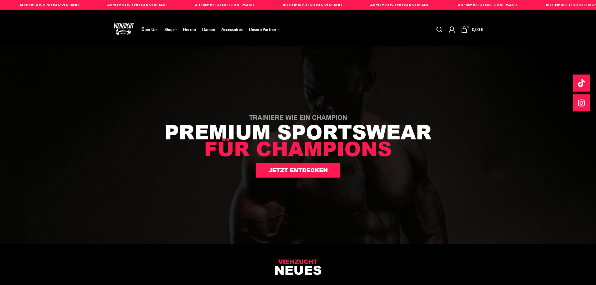 Screenshot VIEHZUCHT.SHOP